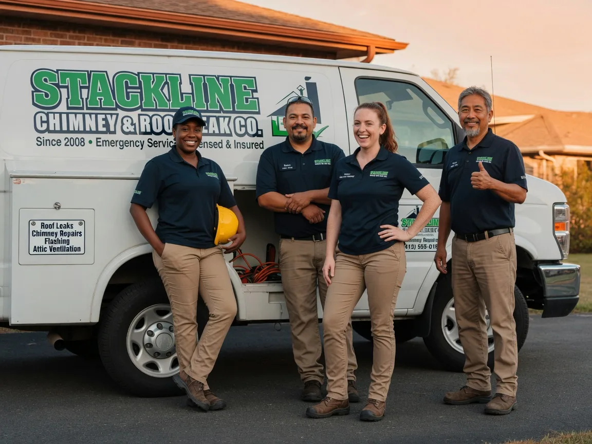 Chimney flashing repair company in Rufe, OK